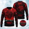 2025 Vikings Stranger Things Ugly Sweater 5 2025 Vikings Stranger Things Ugly Sweater 1