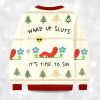 2025 Wake Up Slut It's Time To Sin Christmas Ugly Sweater 3 2025 Wake Up Slut Its Time To Sin Christmas Ugly Sweater 2