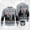 2025 White Sox Snowflakes Christmas Ugly Sweater 3 2025 White Sox Snowflakes Christmas Ugly Sweater 2