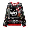 2025 Wtf The Element of Surprise Santa Christmas Ugly Sweater 5 2025 Wtf The Element of Surprise Santa Christmas Ugly Sweater 1