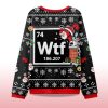 2025 Wtf The Element of Surprise Santa Christmas Ugly Sweater 2