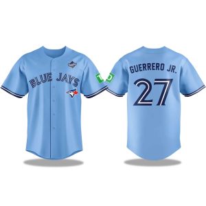 Guerrero Jr Blue Jays 2025 World Series Baseball Jersey (1)