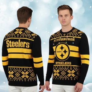 2025 Steelers Light Up Christmas Ugly Sweater
