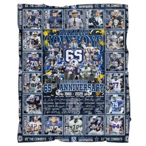 Cowboys 65th Anniversary 1960 2025 Fleece Blanket