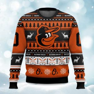 2025 Christmas Baltimore Orioles Personalized Ugly Sweater 1