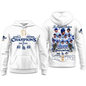 LA Dodgers 2025 World Series Champions Hoodie