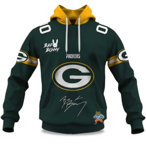 Personalized Packers Bad Bunny Bowl LX 2025 2026 Hoodie 1