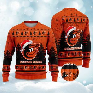 2025 Orioles Snowflakes Christmas Ugly Sweater 1