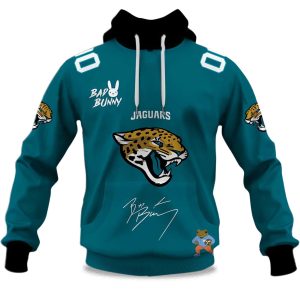 Personalized Jaguars Bad Bunny Bowl LX 2025 2026 Hoodie 1