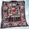 Falcons 60th Anniversary 1966-2026-Fleece Blanket 5 Falcons 60th Anniversary 1966 2026 Fleece Blanket