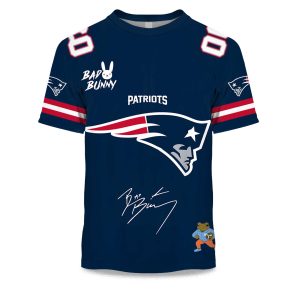 Personalized Patriots Bad Bunny Bowl LX 2025 2026 Shirt 1