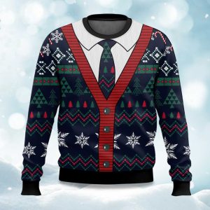 Cardigan Pattern Ugly Christmas Sweater 1