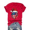 American Flag Football Christmas T-Shirt 9 American Flag Football Christmas T Shirt