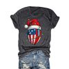 American Flag Football Christmas T-Shirt 7 American Flag Football Christmas T Shirt