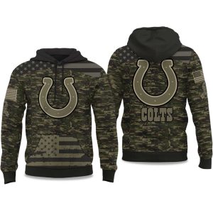 2025 Colts Salute to Service Camo Hoodie 1