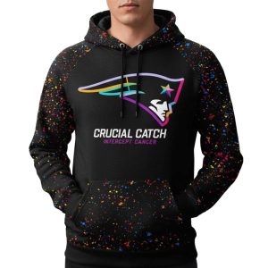Patriots Crucial Catch Intercept Cancer 2025 Hoodie