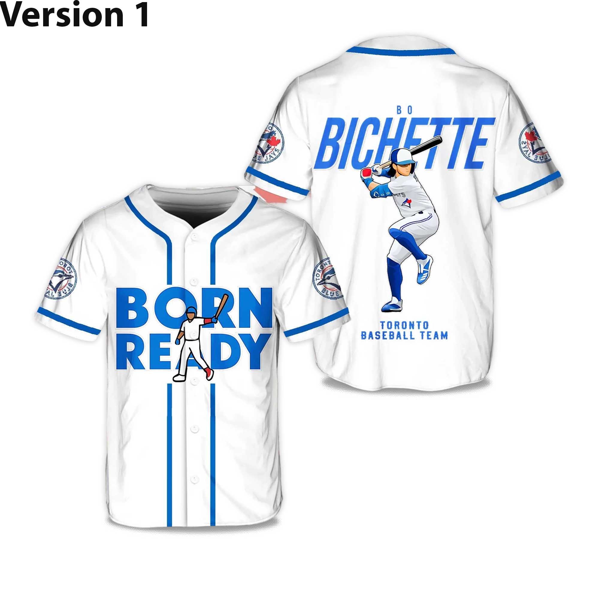 Blue Jays Born Ready Baseball Jersey Blue Jays Born Ready Baseball Jersey