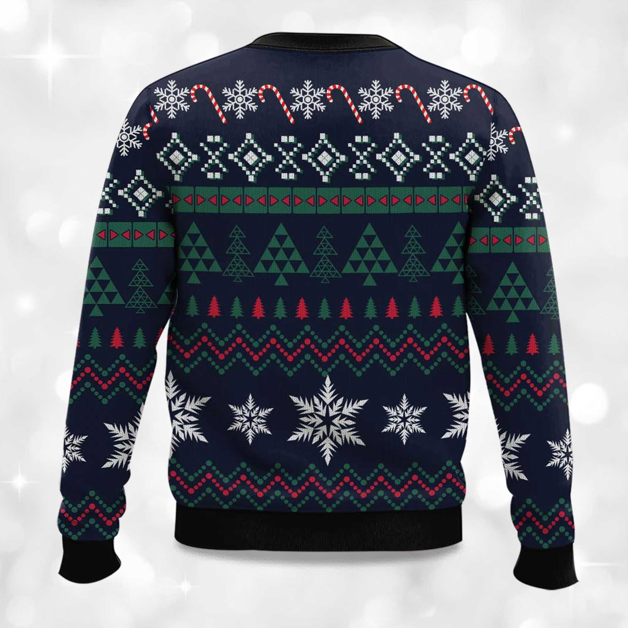 Cardigan Pattern Ugly Christmas Sweater 2 Cardigan Pattern Ugly Christmas Sweater 2