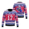 Christmas Bills Josh Allen 17 Football Ugly Sweater