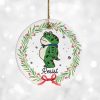 Christmas Portland Frog Resist Ornament 2