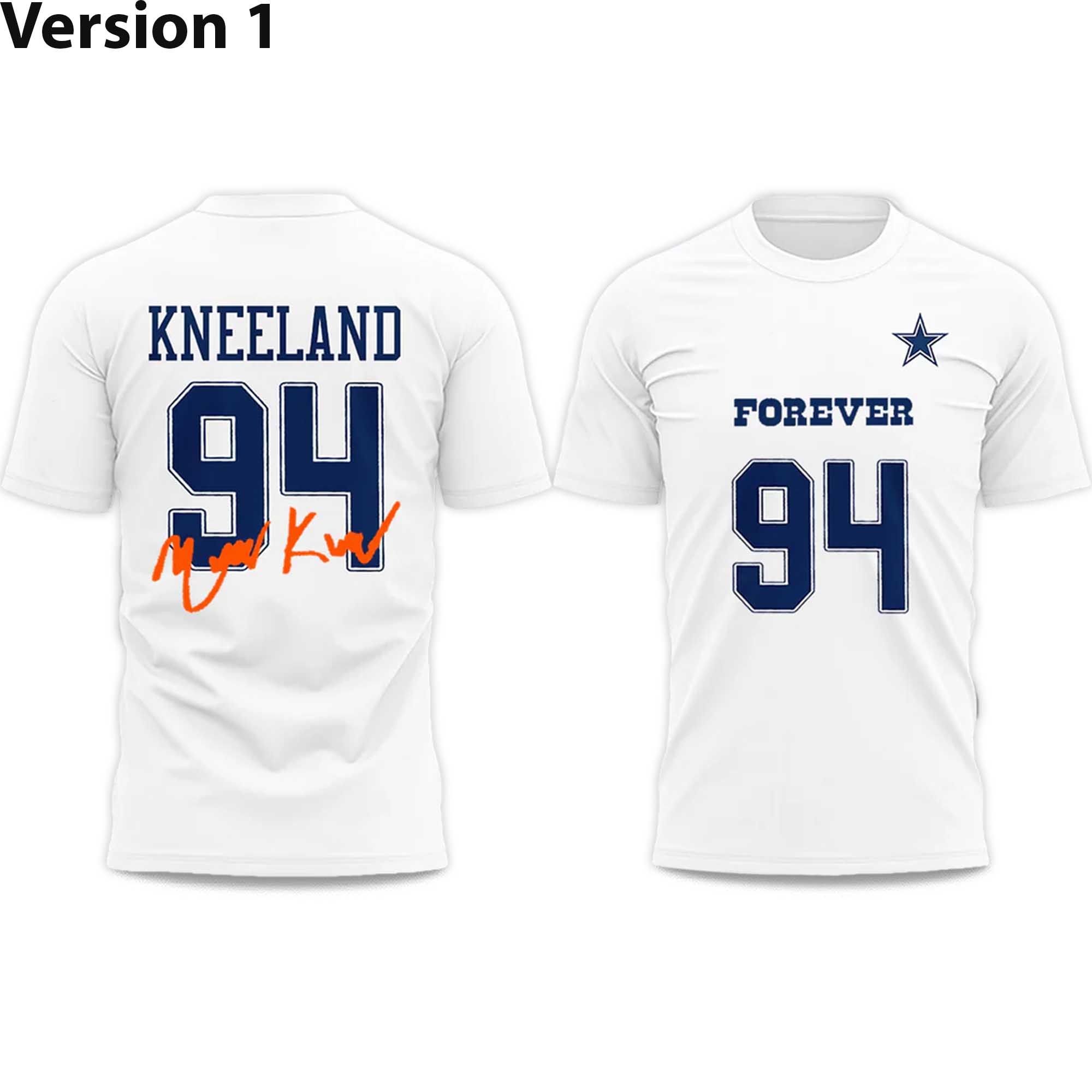 Cowboys Marshawn Kneeland Forever 94 T-Shirt Cowboys Marshawn Kneeland Forever 94 T-Shirt