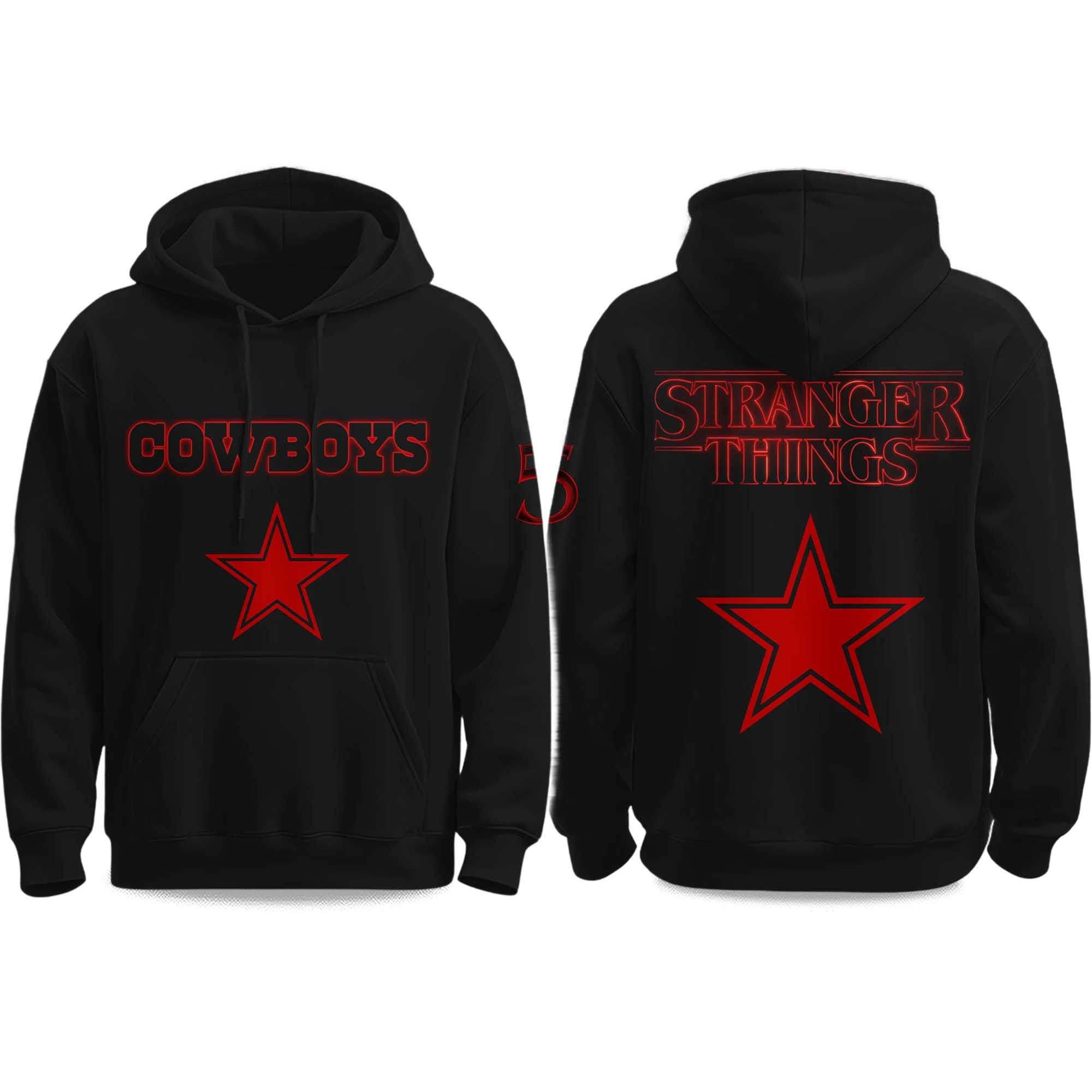Cowboys Stranger Things 2025 Hoodie Cowboys Stranger Things 2025 Hoodie
