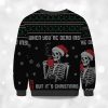 Dead Inside Festive Outside Christmas Ugly Sweater 2