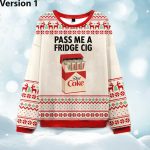 Diet Coke Pass Me A Fridge Cigarette Ugly Christmas Sweater