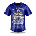 Dodgers Back 2 Back World Series 2025 Jersey