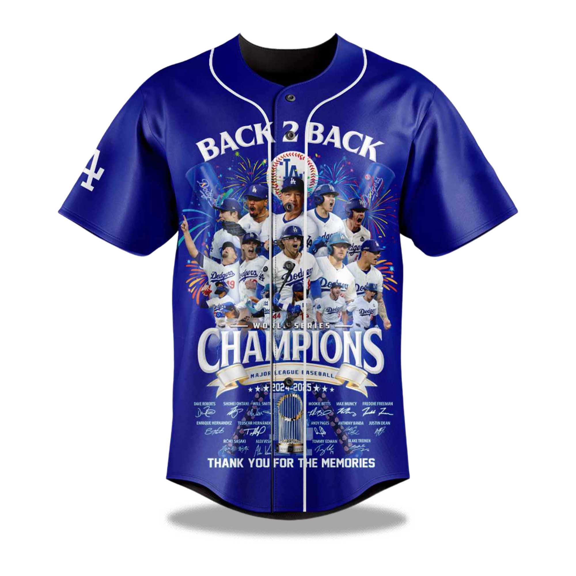 Dodgers Back 2 Back World Series 2025 Jersey Dodgers Back 2 Back World Series 2025 Jersey