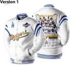 Dodgers Back To Back World Series Champions 2025 Baseball Jacket
