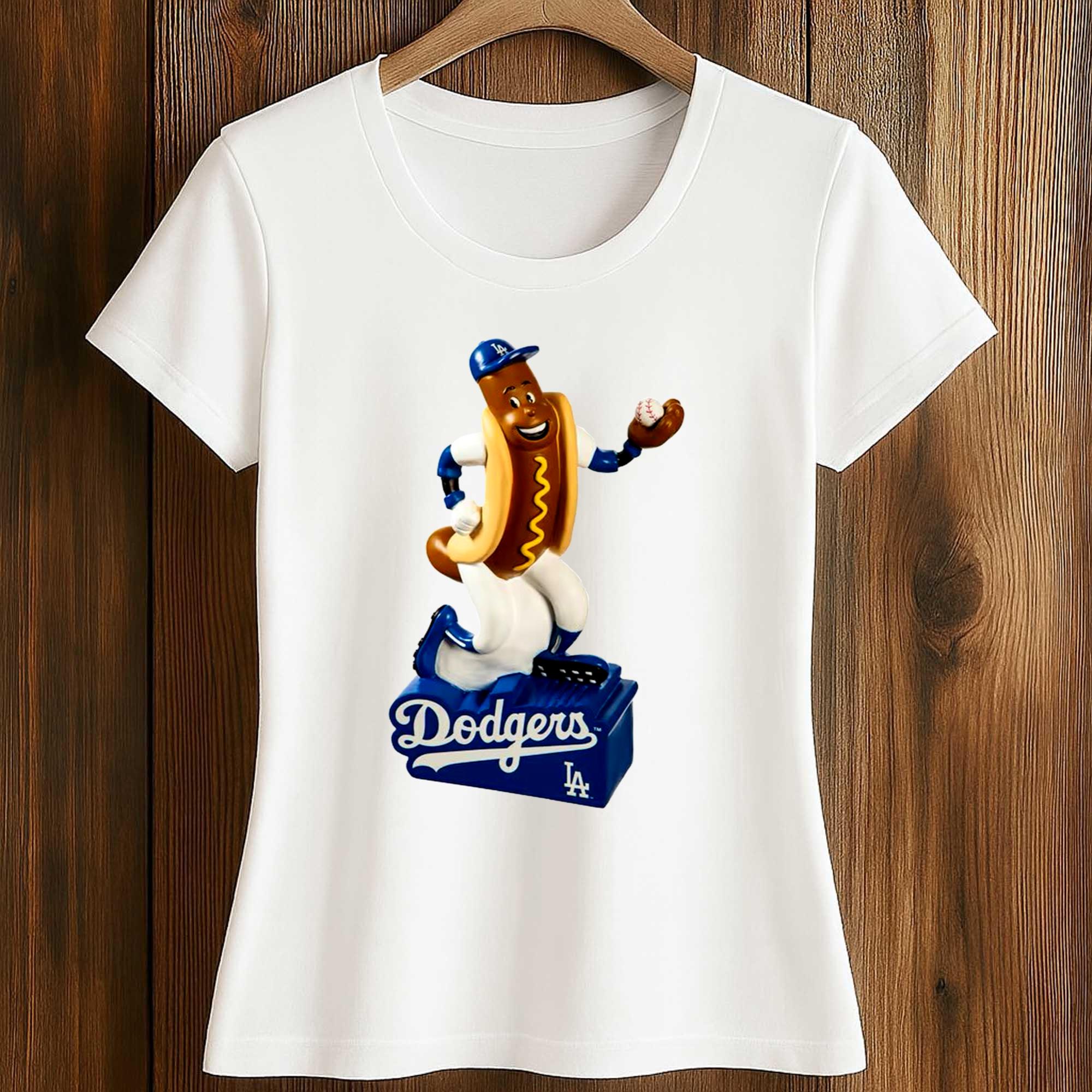 Dodgers Hot Dog Mascot Shirt 2 Dodgers Hot Dog Mascot Shirt