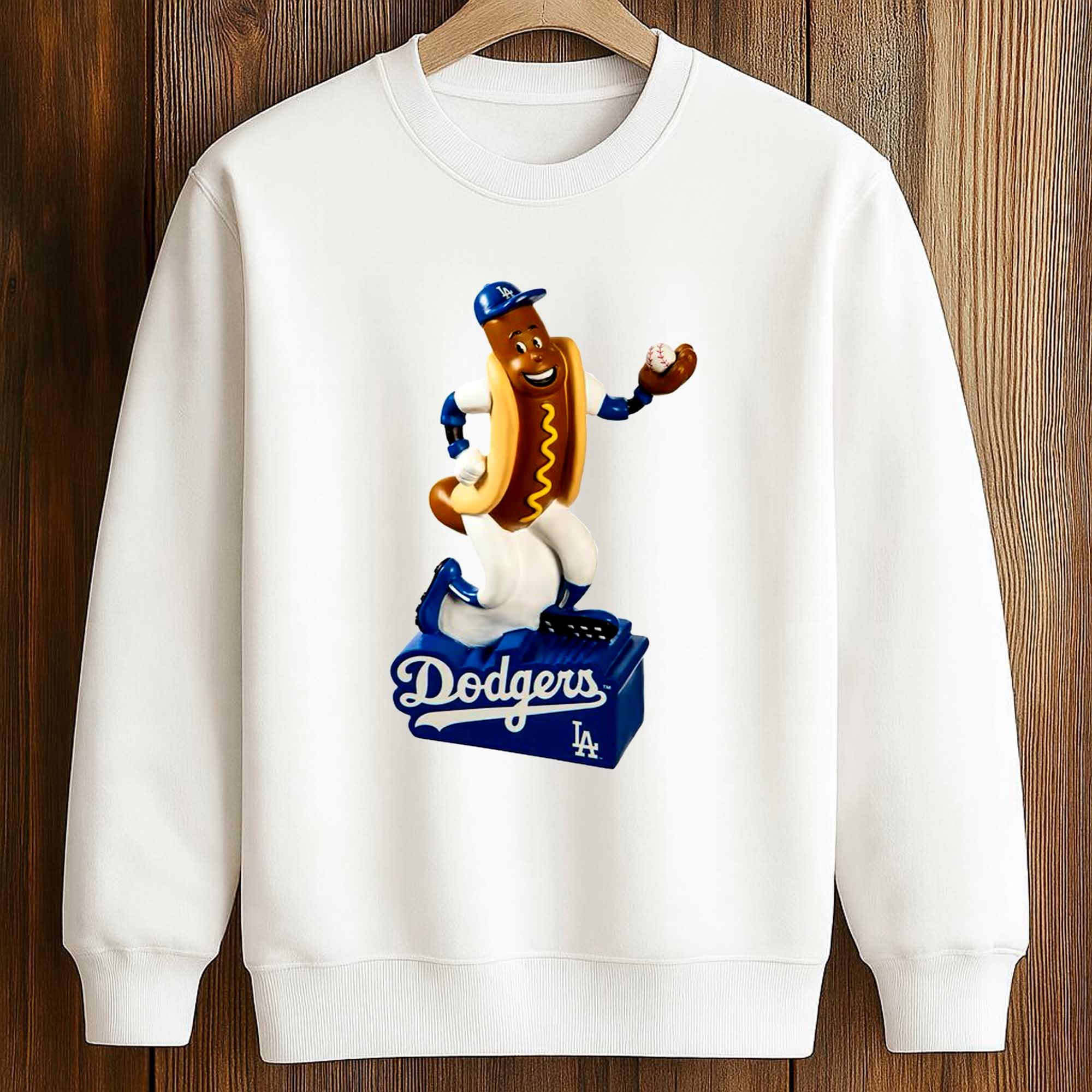 Dodgers Hot Dog Mascot Shirt 3 Dodgers Hot Dog Mascot Shirt