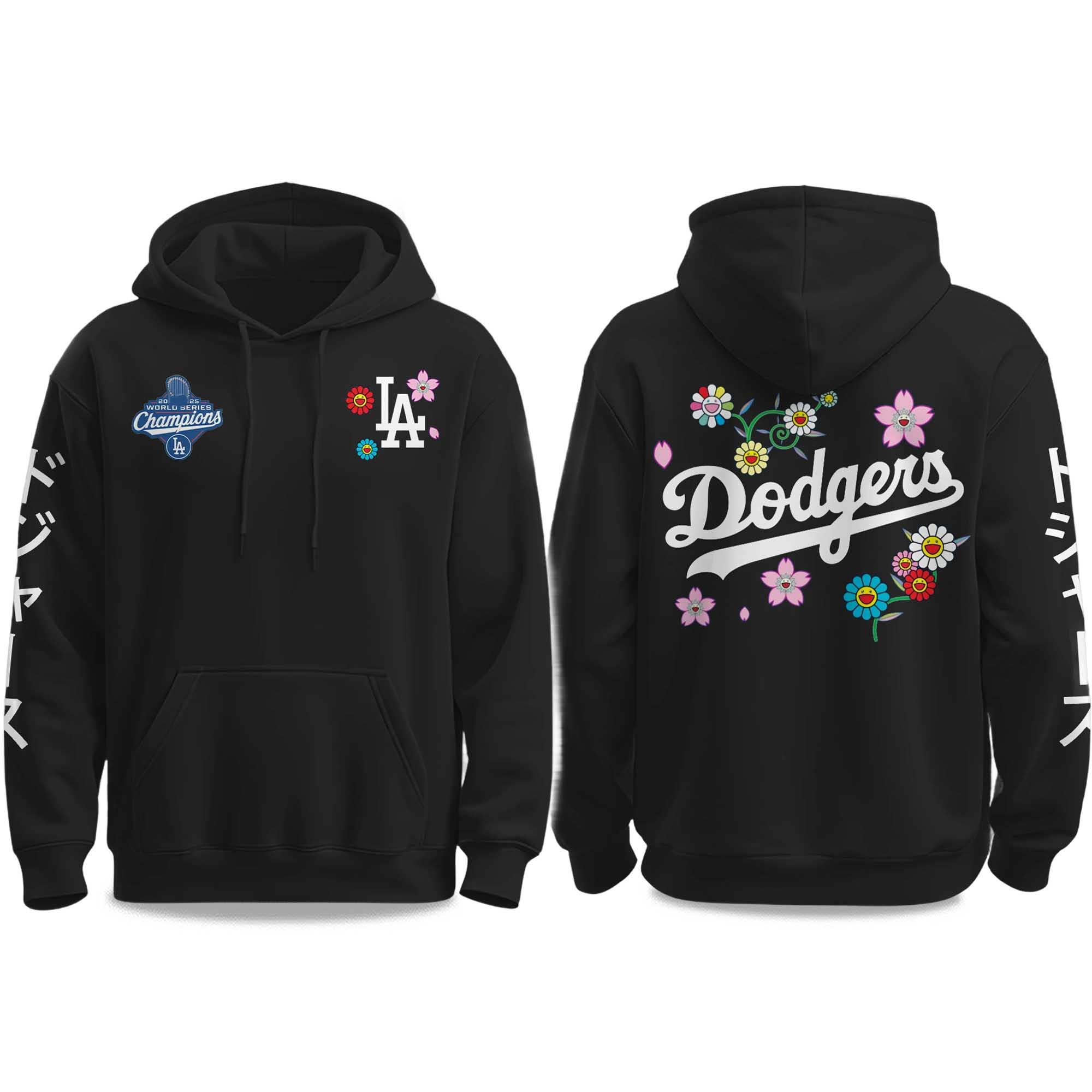 Dodgers Murakami World Series Champions 2025 Hoodie 2 Dodgers Murakami World Series Champions 2025 Hoodie