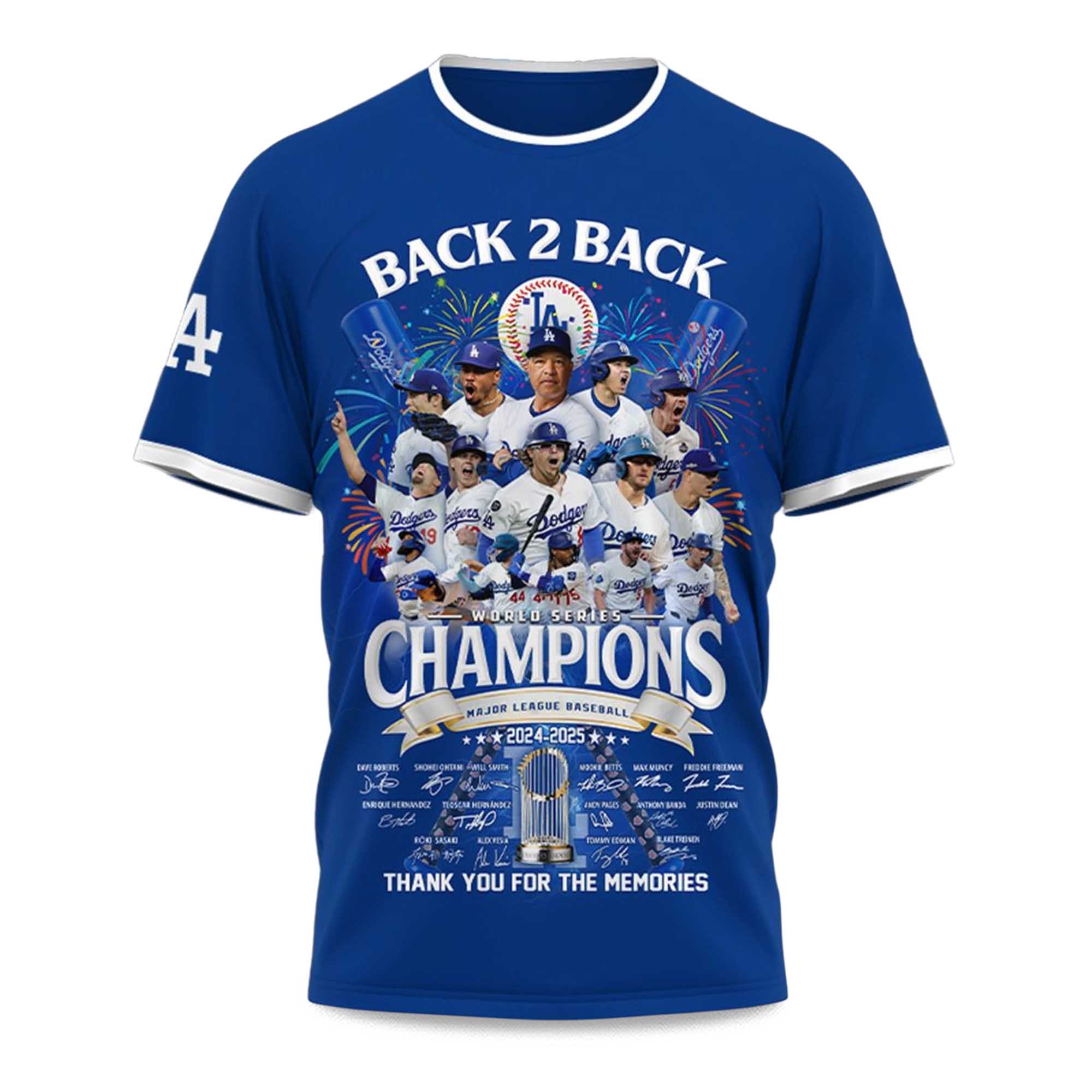 Dodgers World Series 2024 2025 Back 2 Back Champions Shirt 2 Dodgers World Series 2024 2025 Back 2 Back Champions Shirt