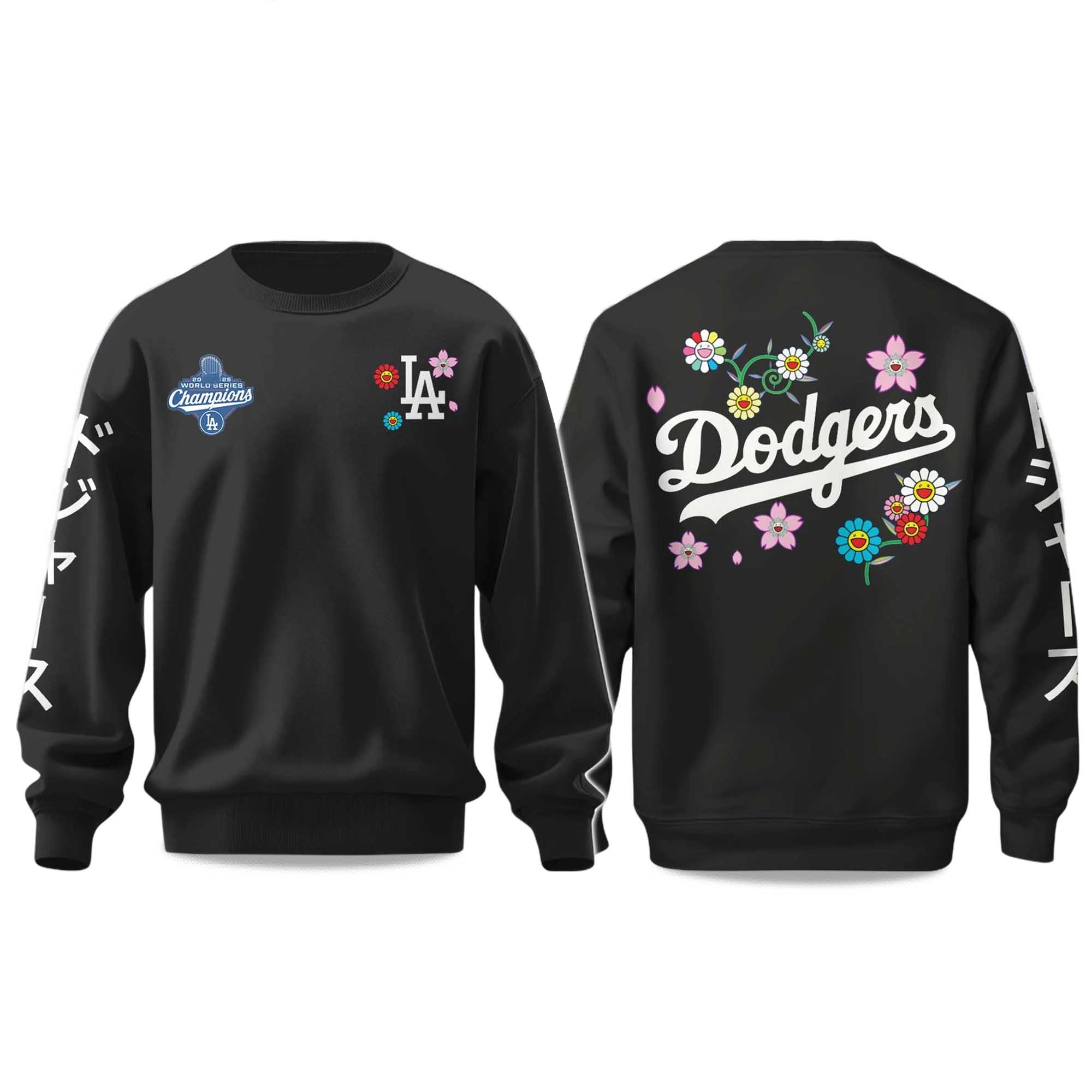 Dodgers x Murakami 2025 World Series Champions Sweatshirt 3 Dodgers x Murakami 2025 World Series Champions Sweashirt