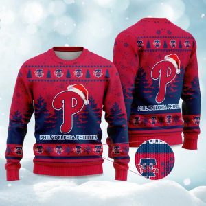 2025 Phillies Snowflakes Christmas Ugly Sweater 1