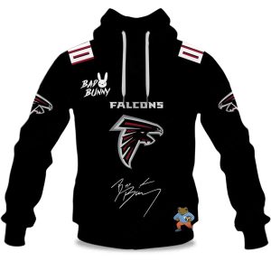 Personalized Falcons Bad Bunny Bowl LX 2025 2026 Hoodie 1
