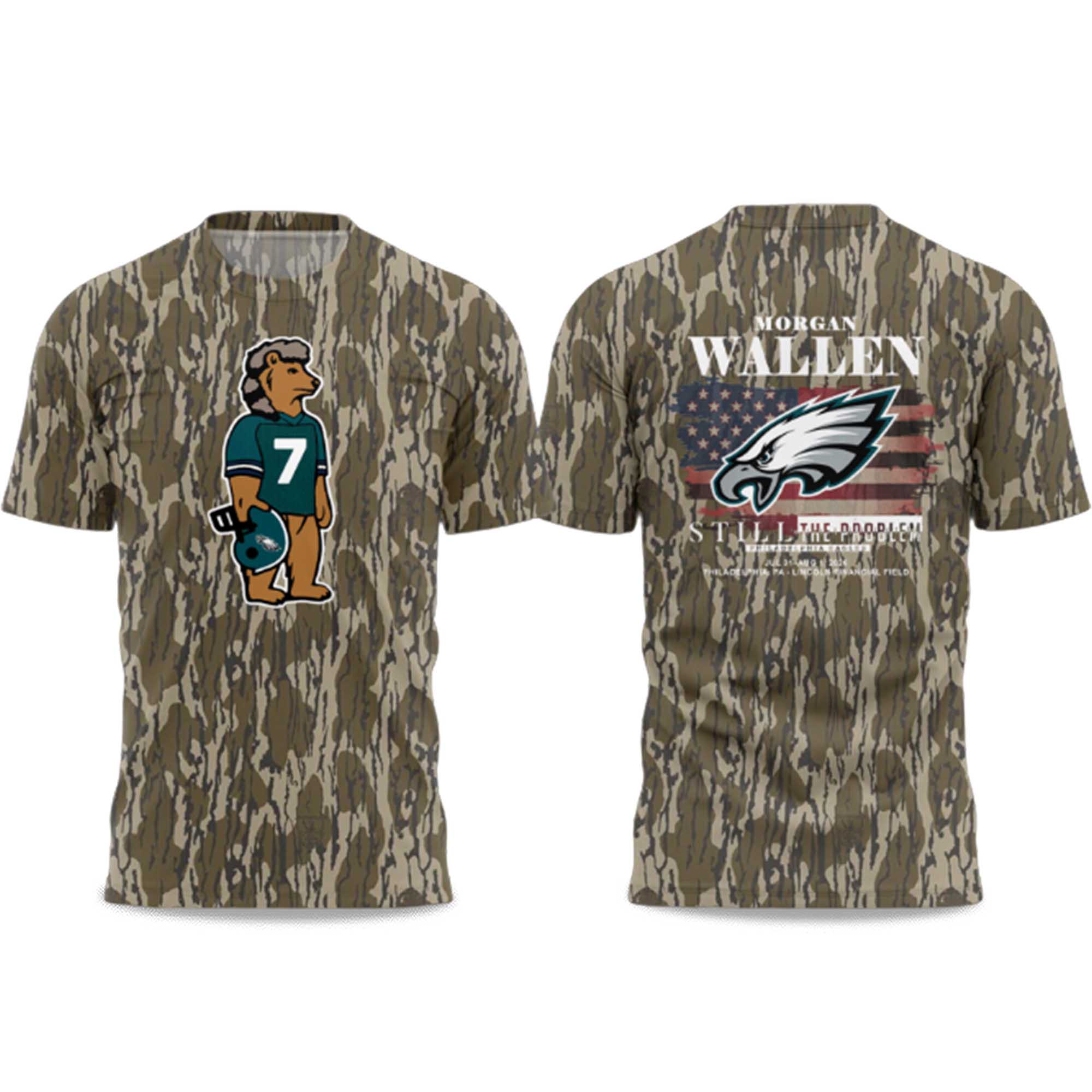 Eagles Morgan Wallen Still the Problem Tour 2026 Camo Shirt Eagles Morgan Wallen Still the Problem Tour 2026 Camo Shirt