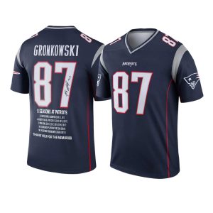Patriots Thank You Rob Gronkowski 2025 Jersey