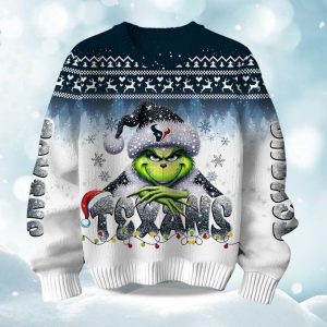 2025 Texans Grnch Season Christmas Ugly Sweater 1