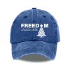 Freedom Charlie Kirk Christmas Print Baseball Cap