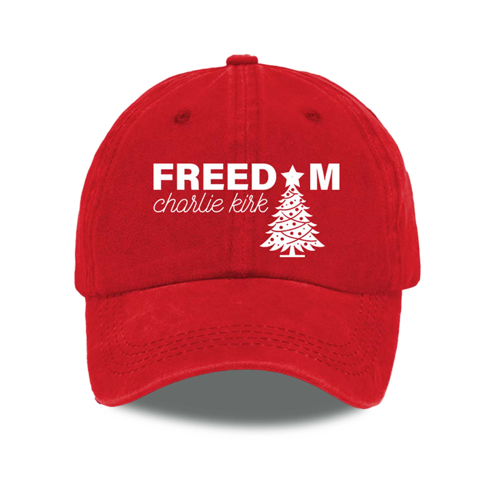 Freedom Charlie Kirk Christmas Print Baseball Cap 4 Freedom Charlie Kirk Christmas Print Baseball Cap