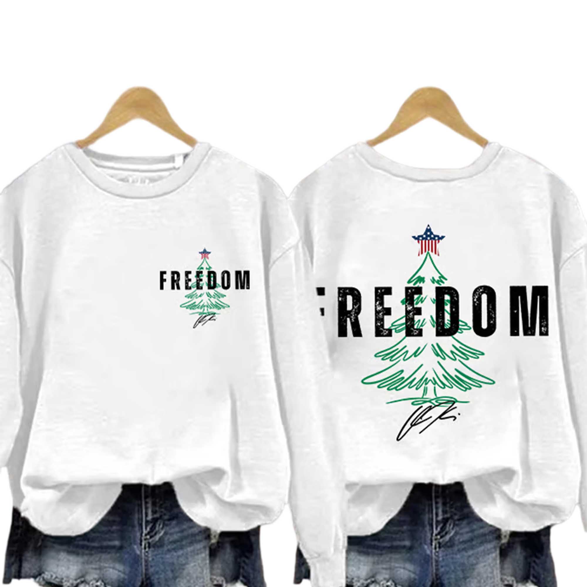 Freedom Charlie Kirk Christmas Sweatshirt 2 Freedom Charlie Kirk Christmas Sweatshirt