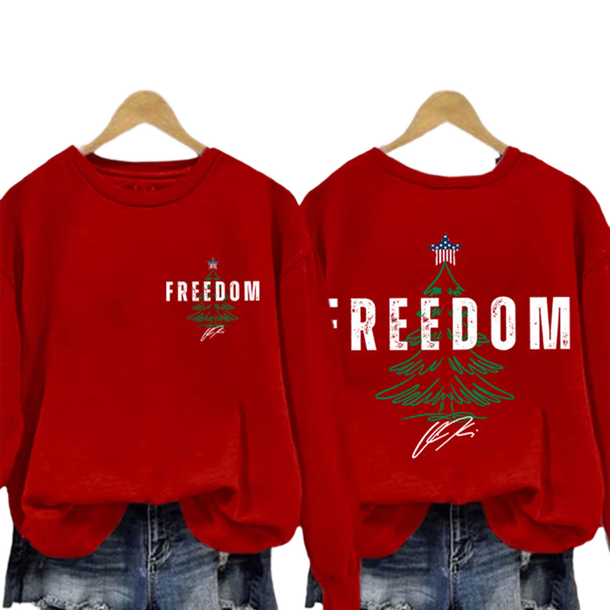 Freedom Charlie Kirk Christmas Sweatshirt 4 Freedom Charlie Kirk Christmas Sweatshirt