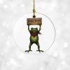 Freedom Portland Frog Christmas Printed Ornament 3 Freedom Portland Frog Christmas Printed Ornament