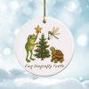 Frog Dragonfly Turtle FDT Christmas Printed Ornament 4 Frog Dragonfly Turtle FDT Christmas Printed Ornament