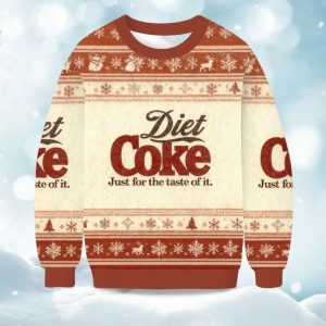 2025 Diet Coke Just For The Taste Of It Christmas Ugly Sweater 1