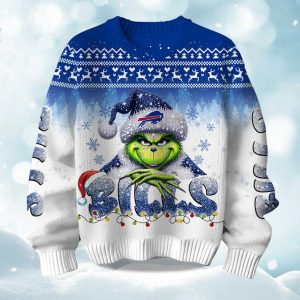 2025 Bills Grnch Season Christmas Ugly Sweater 1