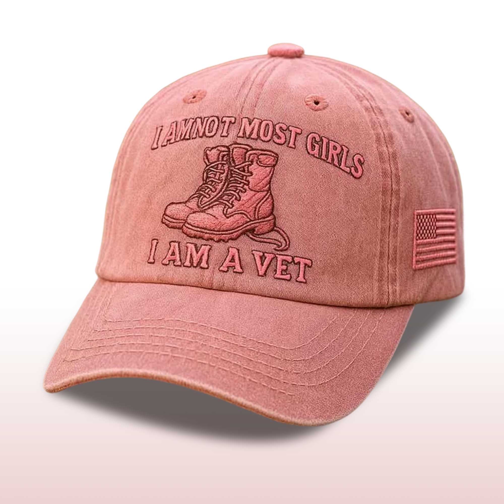 I Am Not Most Girls I Am A Vet Baseball Cap 2 I Am Not Most Girls I Am A Vet Baseball Cap